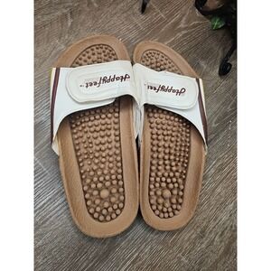Vintage Happy Feet Men's Women's Sandals, Stimulates Feet, size L8